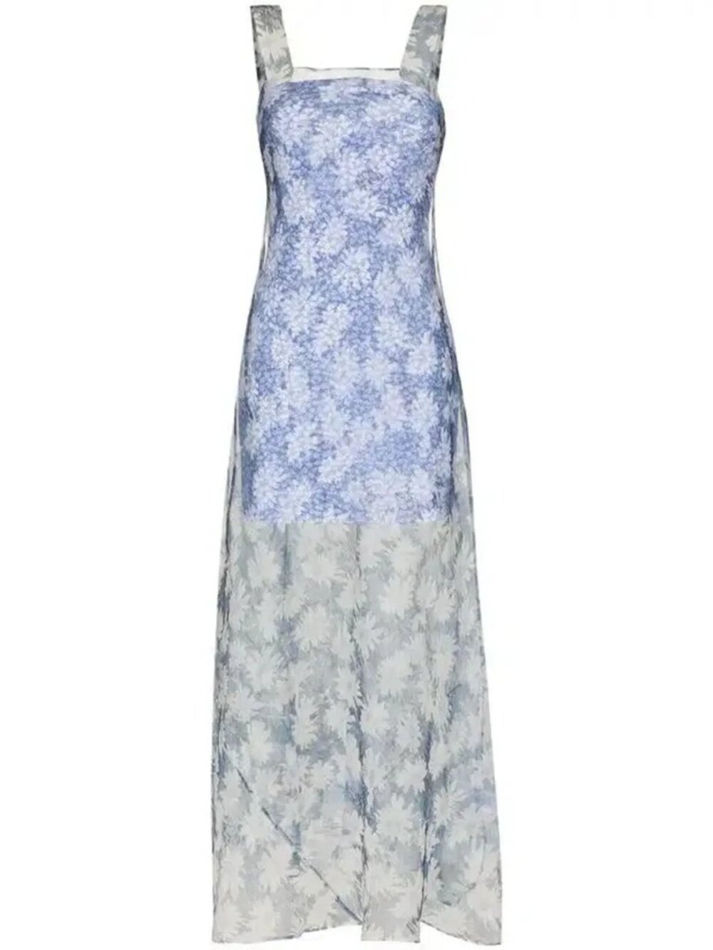 Sir the Label Anais Blue Foral Maxi Dress NWT